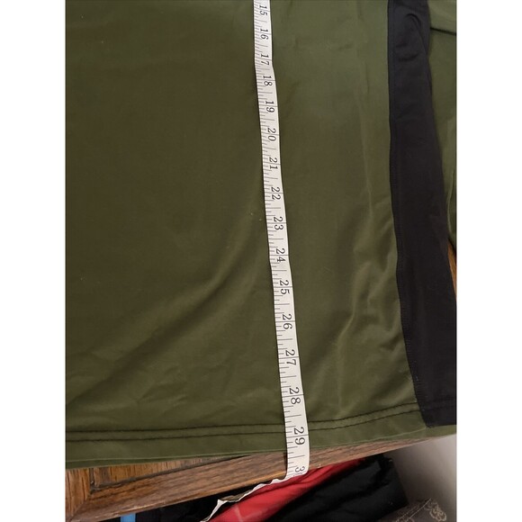 Drake Waterfowl 1/4 Zip Shirt Mens Large Black Green Pullover Base Tiny Flaw - Picture 8 of 9